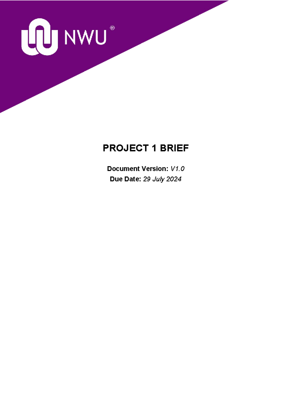 CMPG 323 2024 - Project 1 - Comprehensive Project Brief Guide - Studocu