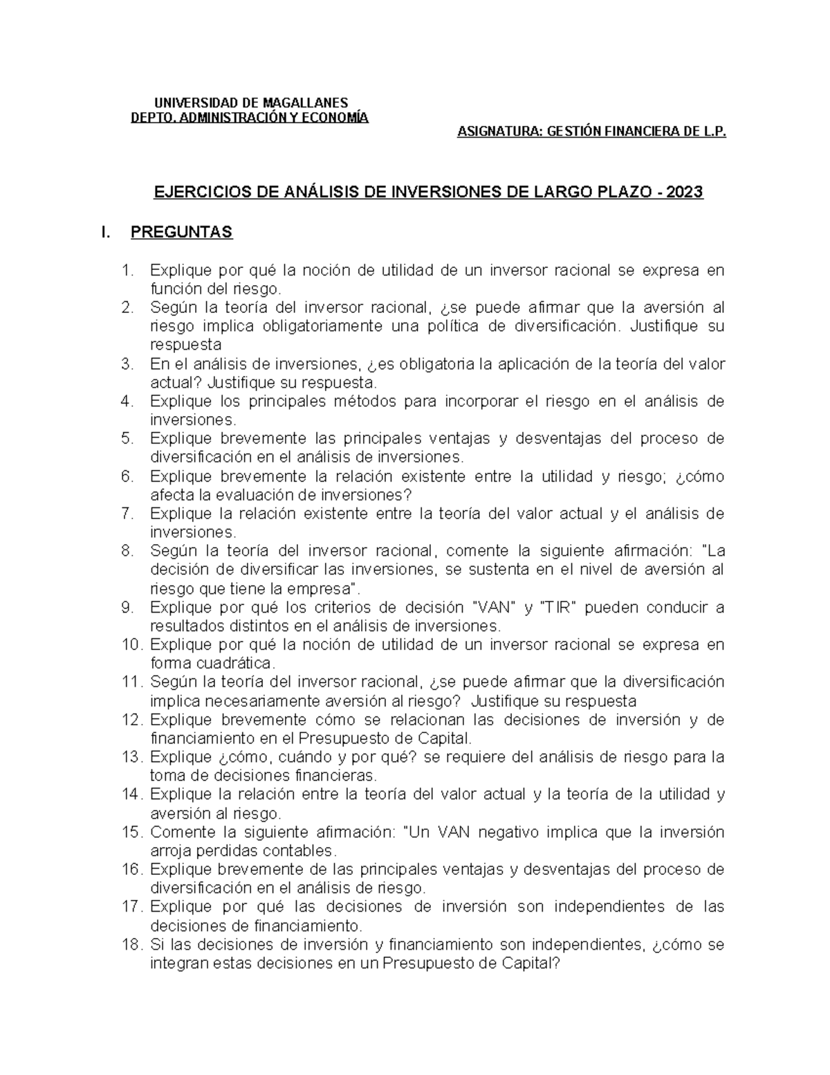 03. Ejercicios Nº 1. Análisis de Inversiones 2023 - UNIVERSIDAD DE ...