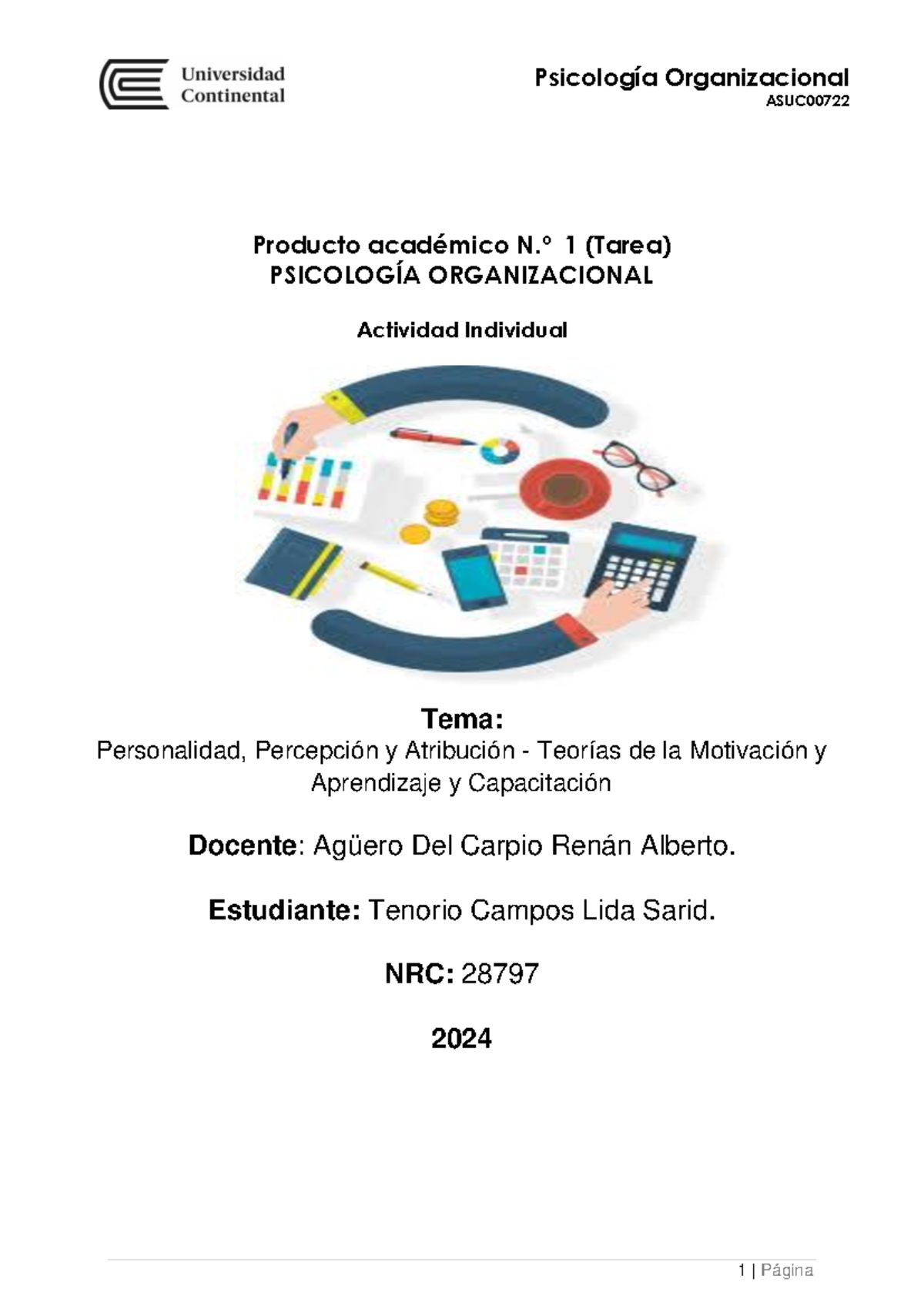 PA1 Psicología Organizacional: Análisis de la Motivación y Cambio Empresarial - Document Preview