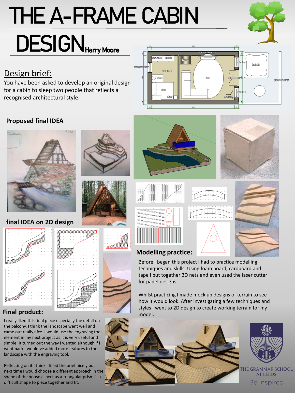 DT Modelling Project Board: Cabin Design Reflection and Techniques ...