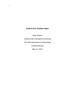 Module 6 Journal - PSY 215 Module Six Activity Template For this ...