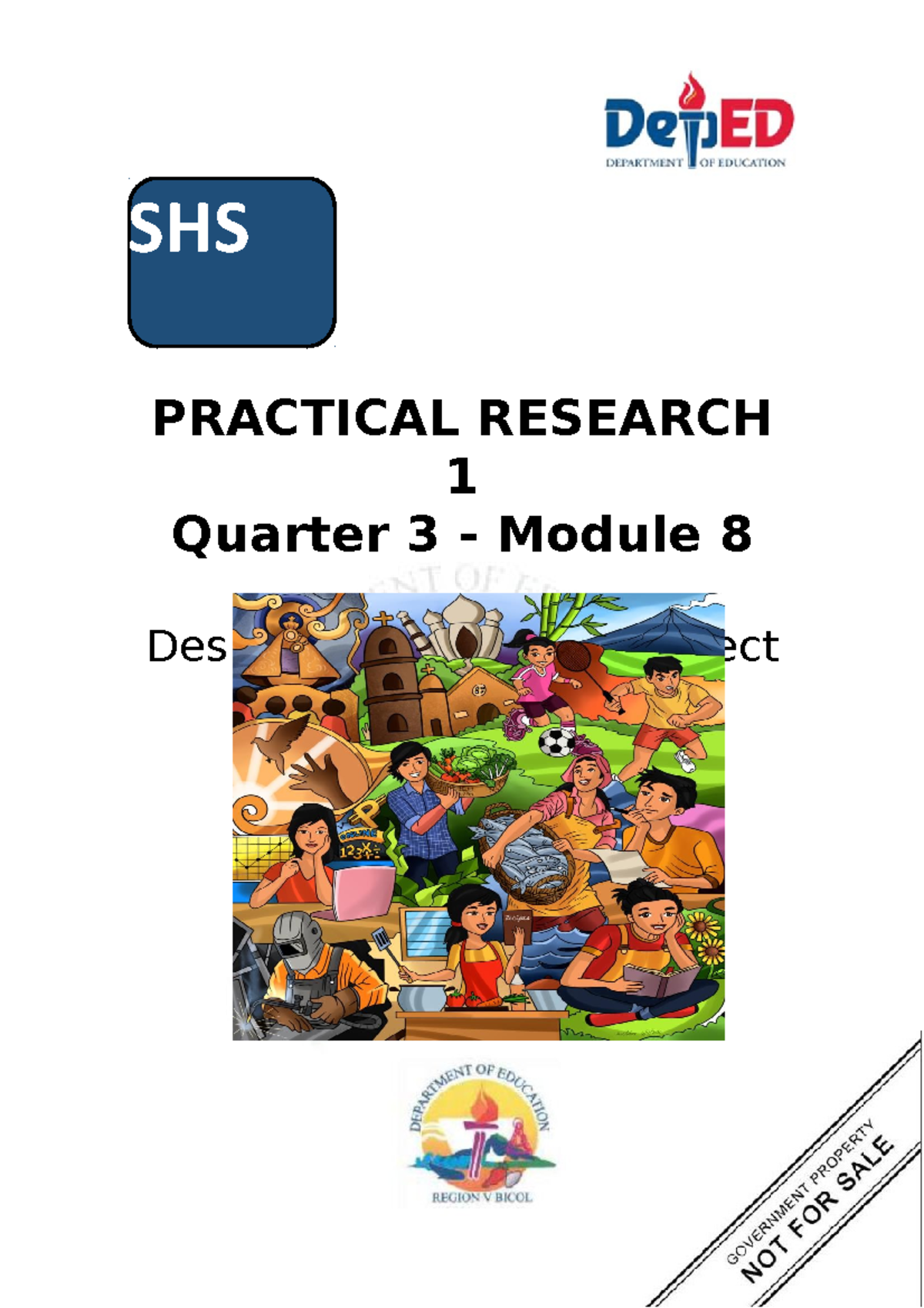 PR1 Q4 M8 - Creating a Daily Life-Inspired Research Project - Studocu