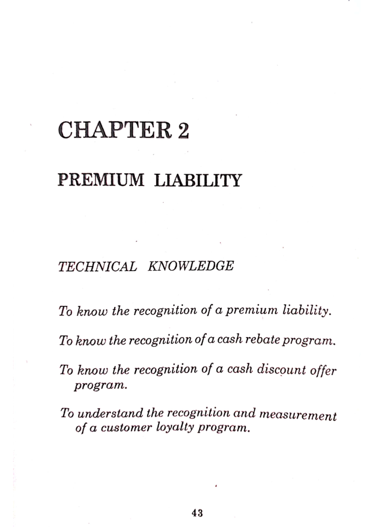 Chapter 2: Premium Liability Overview and Key Concepts - Studocu