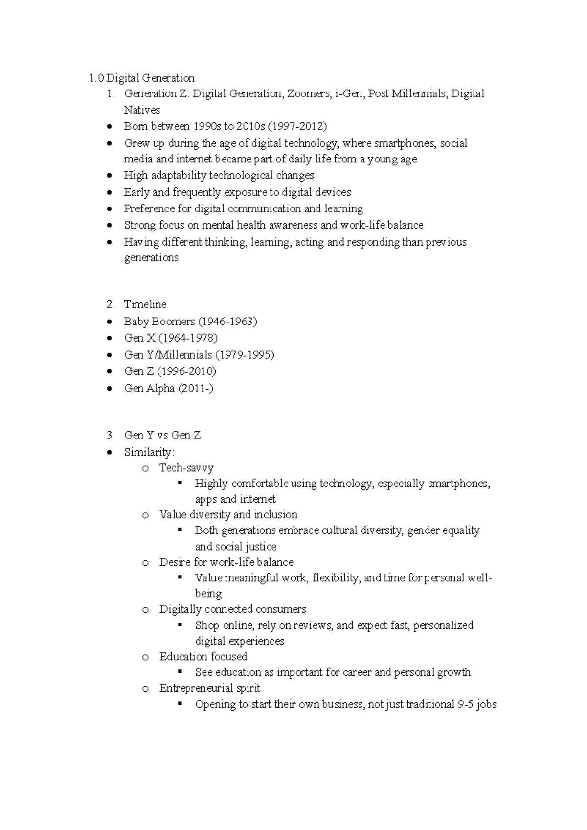 DTI Revision Notes: Understanding Generation Z and Digital Culture ...