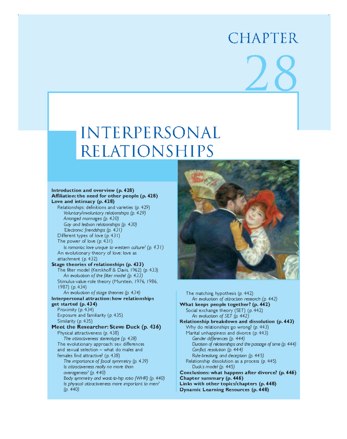 Chapter 28: Interpersonal Relationships - Overview and Key Concepts ...