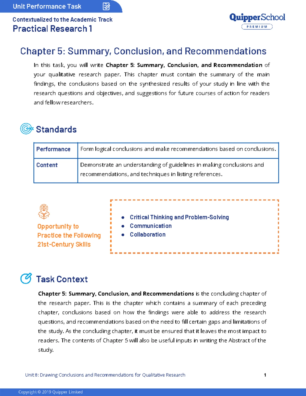 Qualitative Research Recommendations Outline and Assessment Guidelines ...
