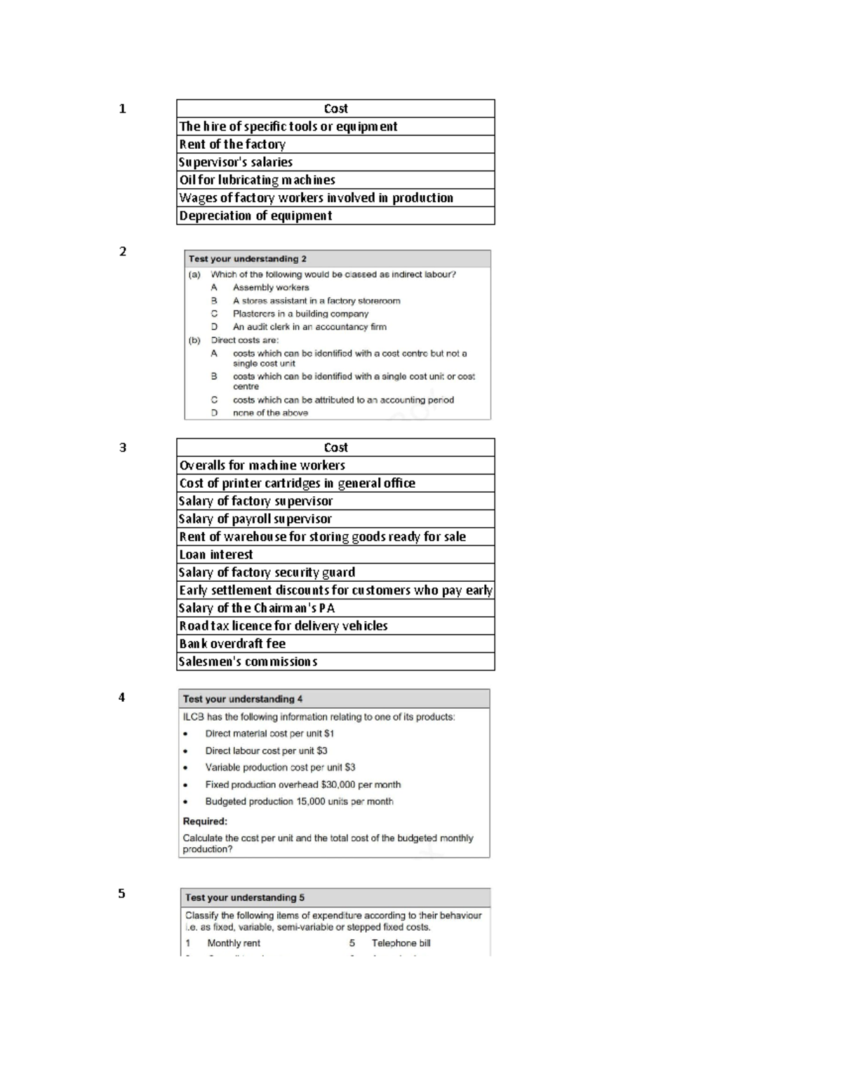 Cost Classification and Analysis - Klasifikasi Biaya - Studocu