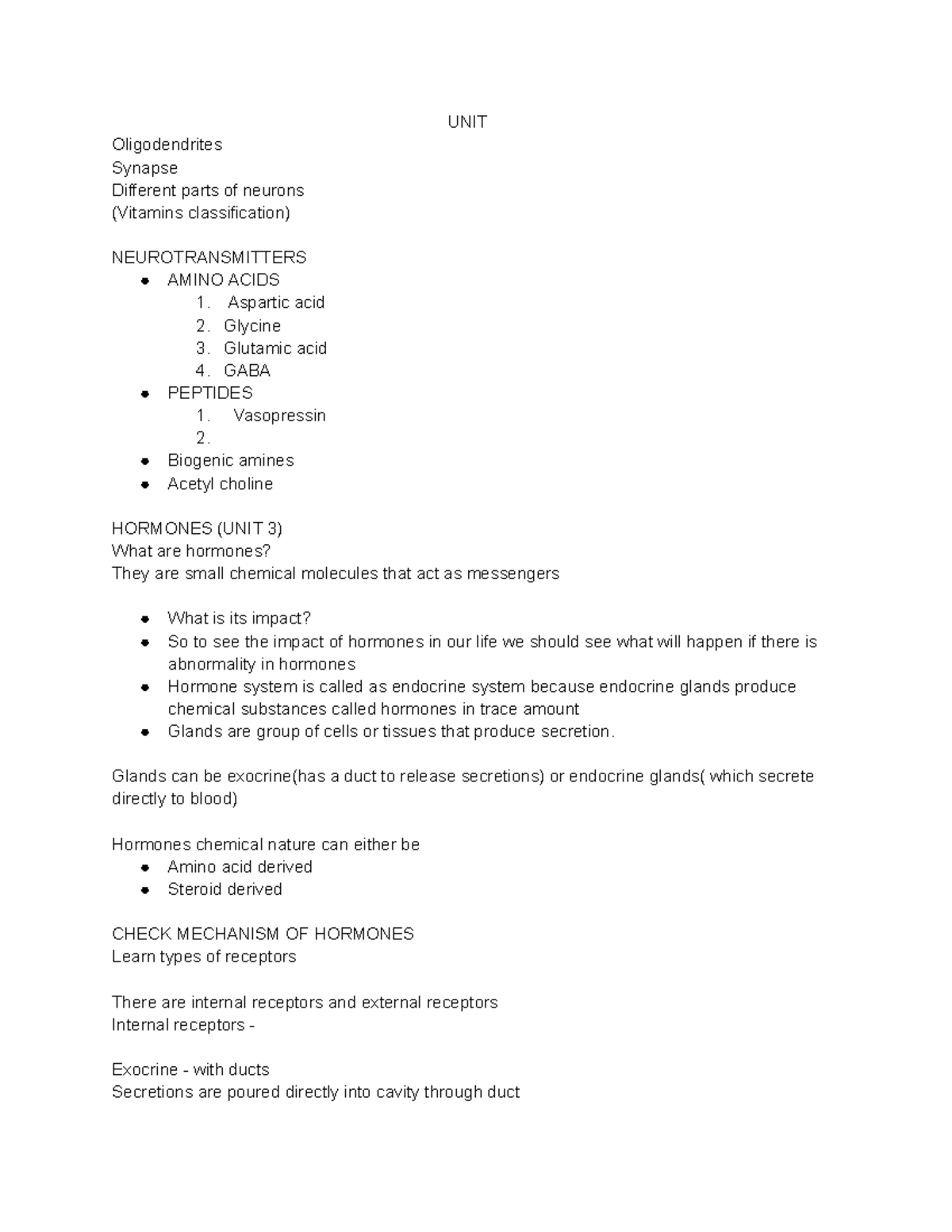 FHAP - Comprehensive Notes on Human Anatomy & Physiology Concepts - Studocu
