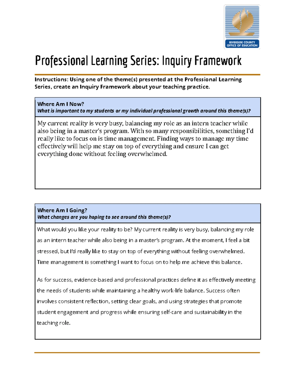 D229 Management Strategies: Functional Behavior Assessment - Task 1 ...