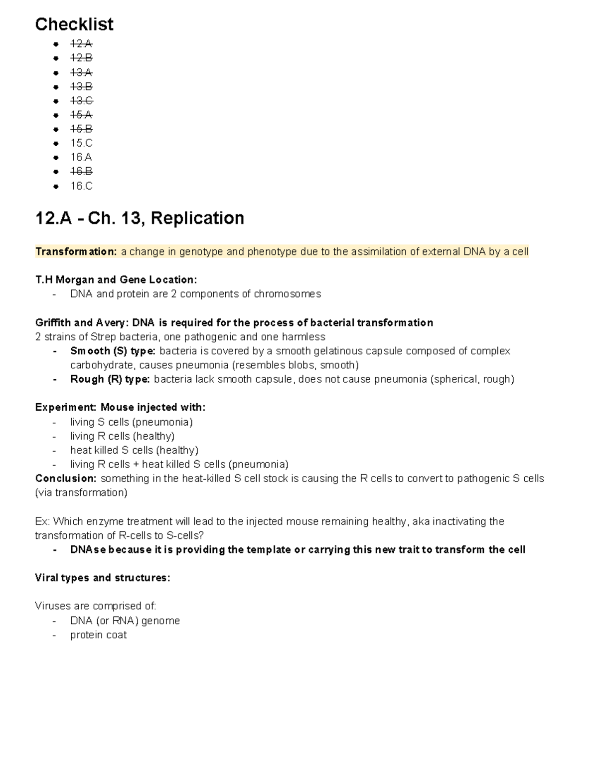 Unit 4 - Lecture Notes on DNA Replication and Gene Expression - Studocu