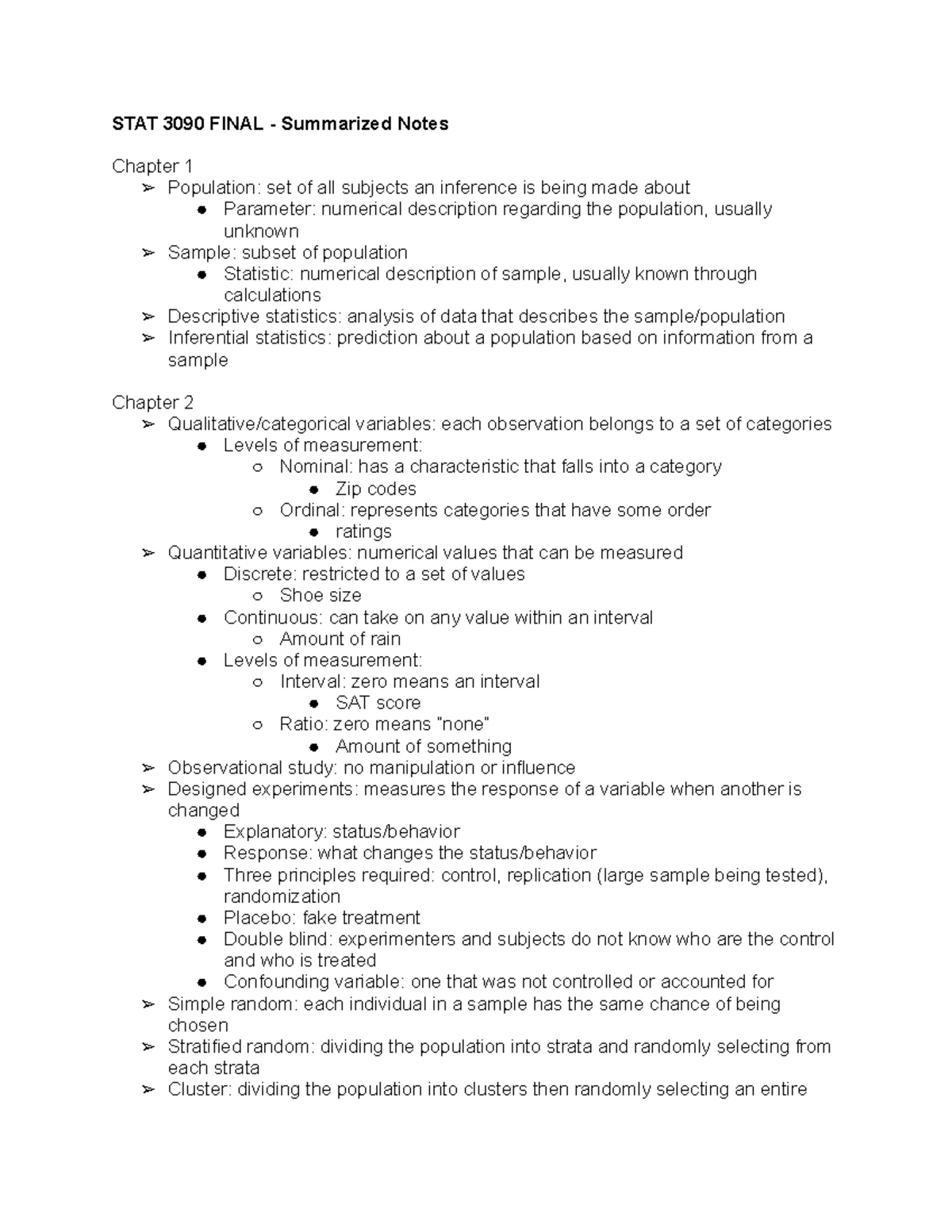 STAT 3090 Final Exam Lab Activity: Confidence Intervals Analysis - Studocu