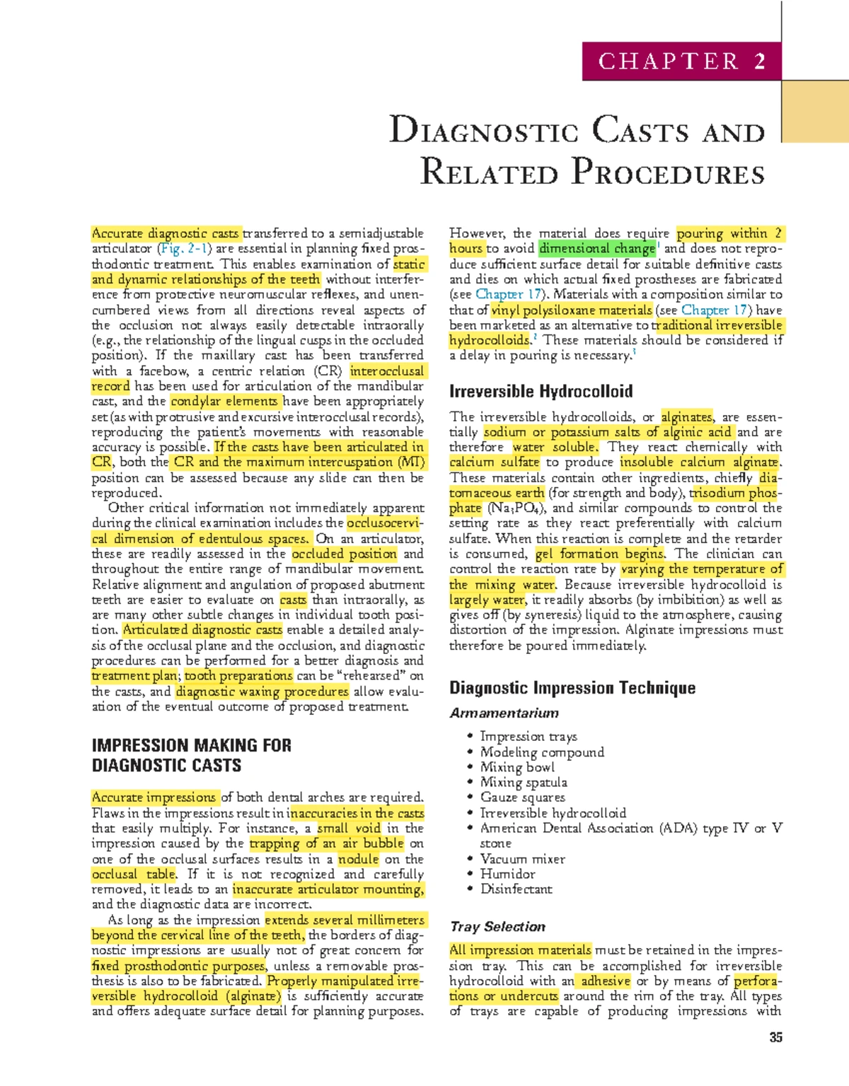 Endodontics EPT 101: Cleaning and Shaping Canal Preparation Notes - Studocu