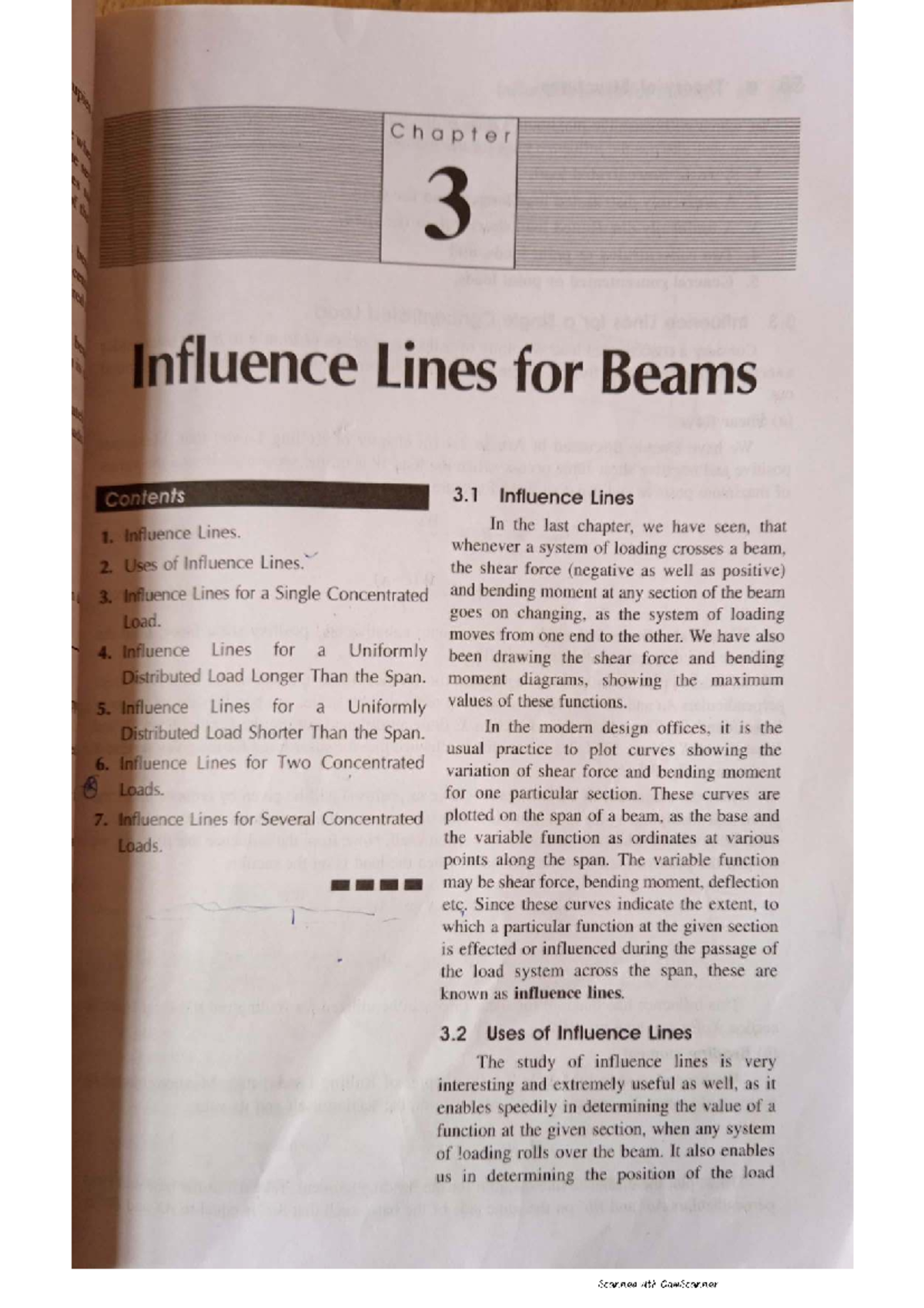 Influence Lines for Beams: Understanding Shear and Bending Moments ...