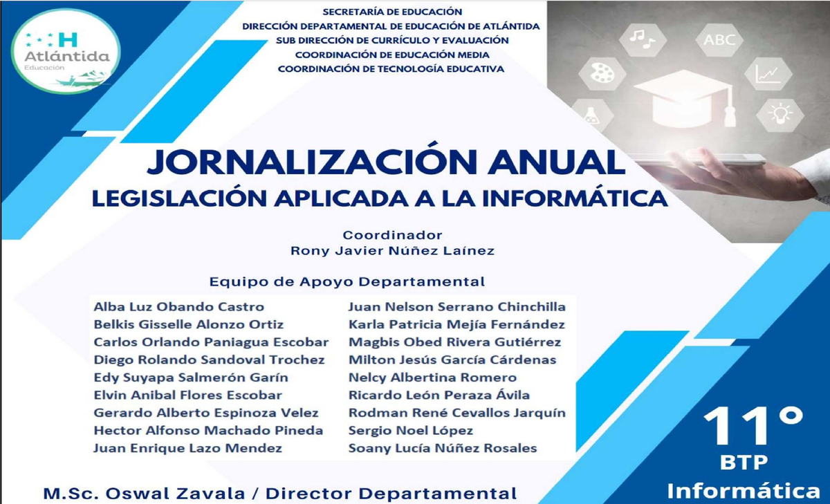 Legislación Aplicada a la Informática - 11° Grado: Análisis y Normas ...