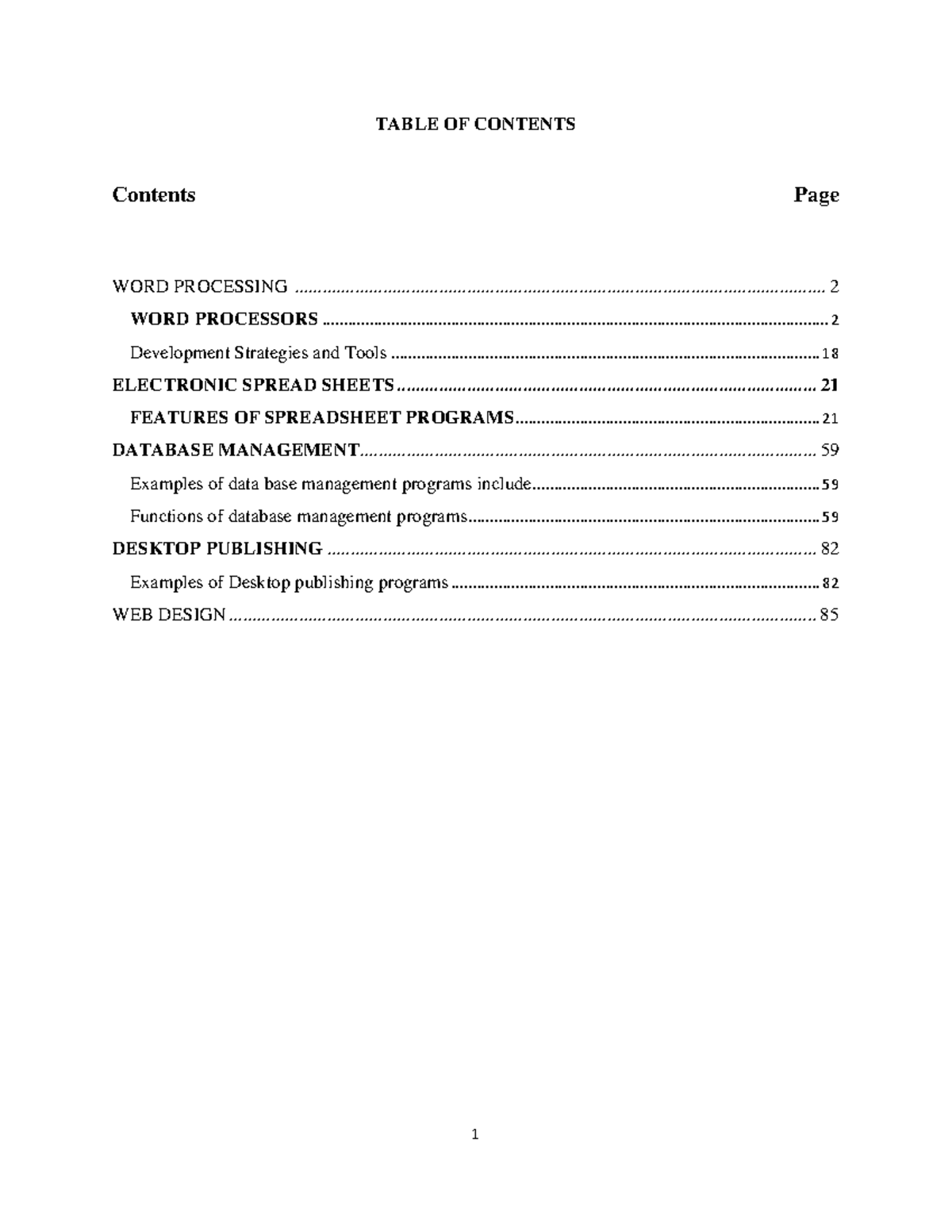 Computer Applications Practical Questions (COMP 101) - Studocu
