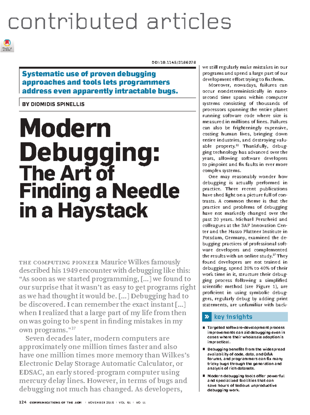 3186278 - Systematic Debugging Techniques for Modern Software ...