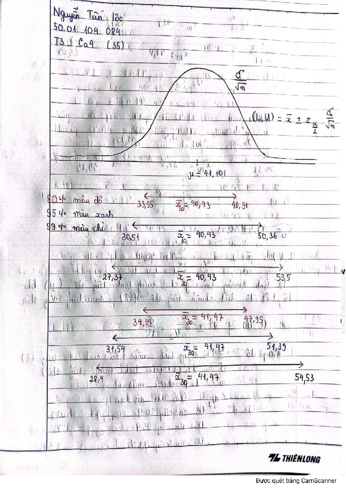 Statistical Analysis and Confidence Intervals (Course Code: 50.01 ...