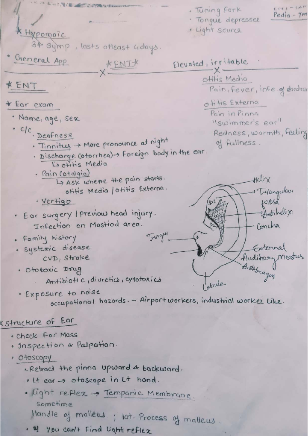 ENT OSCE - Comprehensive Guide for Examination Techniques and Findings ...