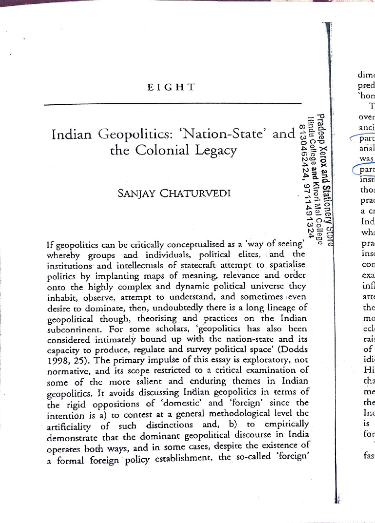 Adobe Scan 12-Nov-2024 compressed - EIG H T Indian Geopolitic: Nation ...