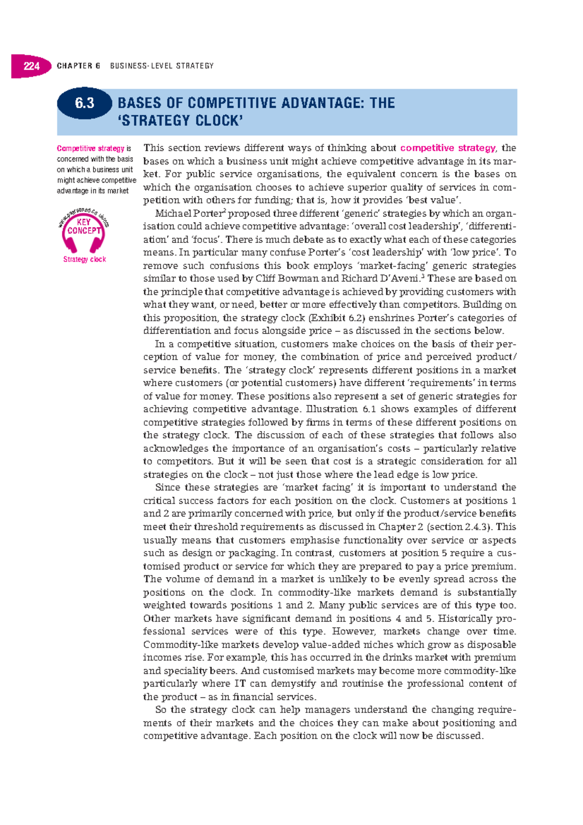 BA4 SM Chapter 6: Bases of Competitive Advantage in Competitive ...