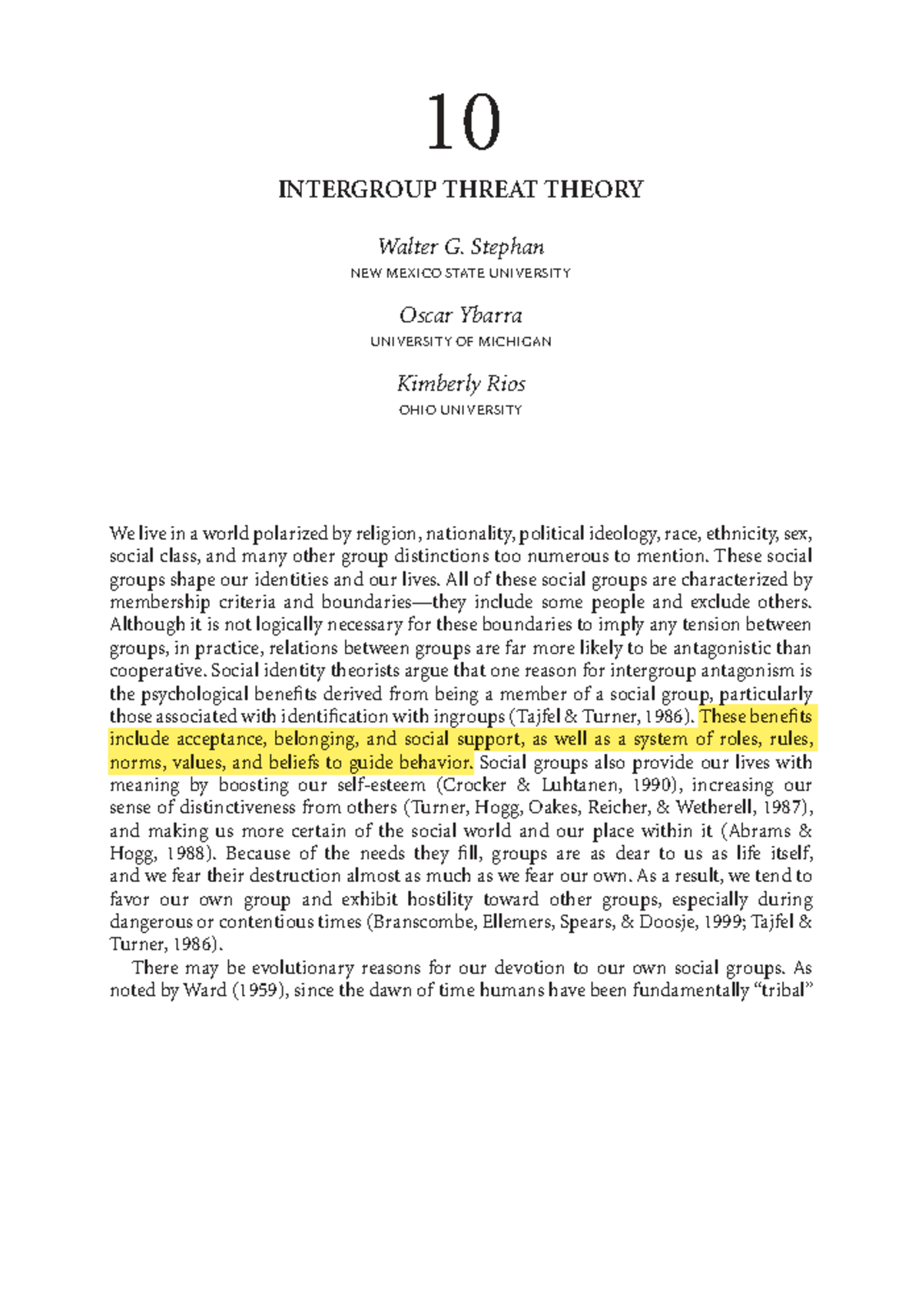 Intergroup Threat Theory: Insights from Walter G. Stephan and ...