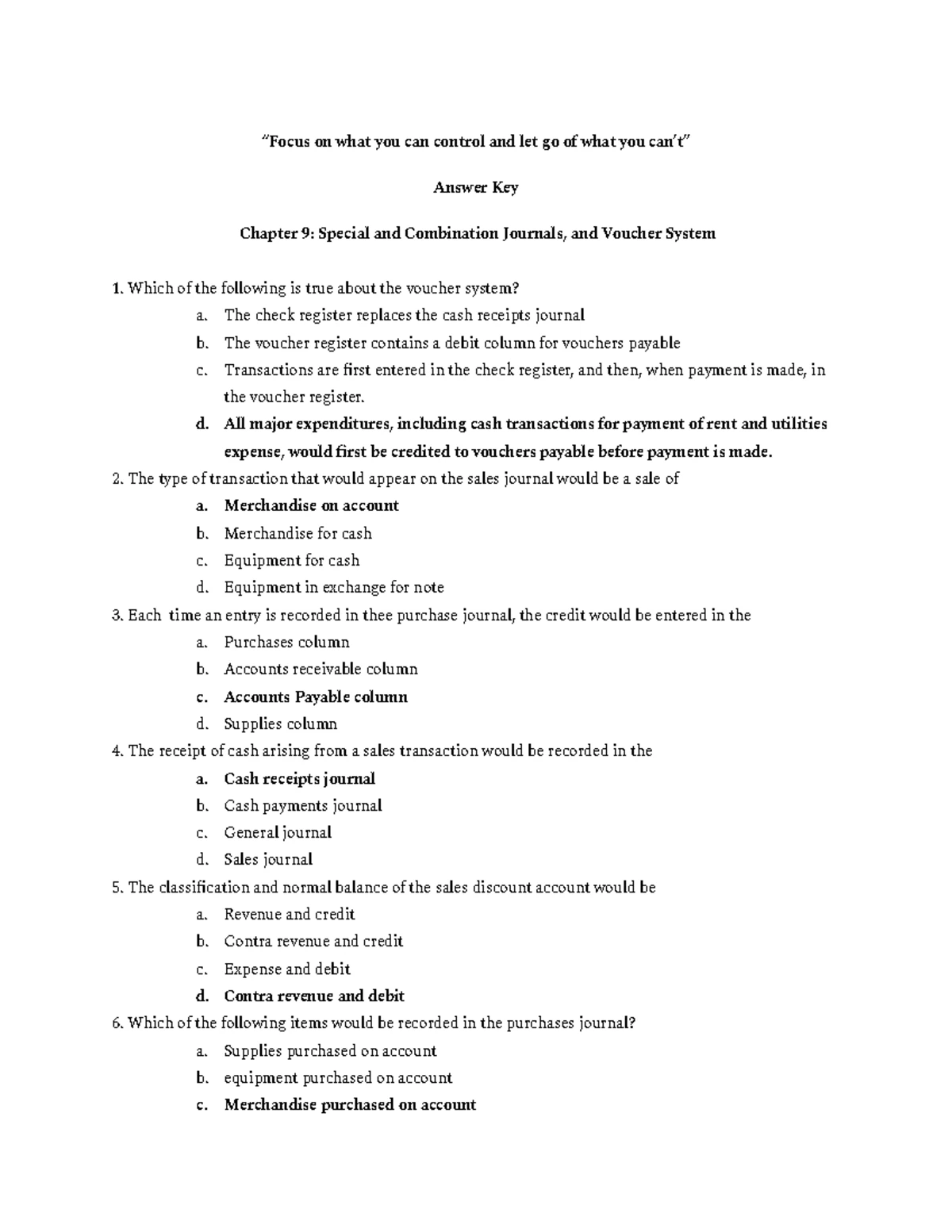 Parcor Chapter 8-9 Financial Ratios Answer Key - Studocu