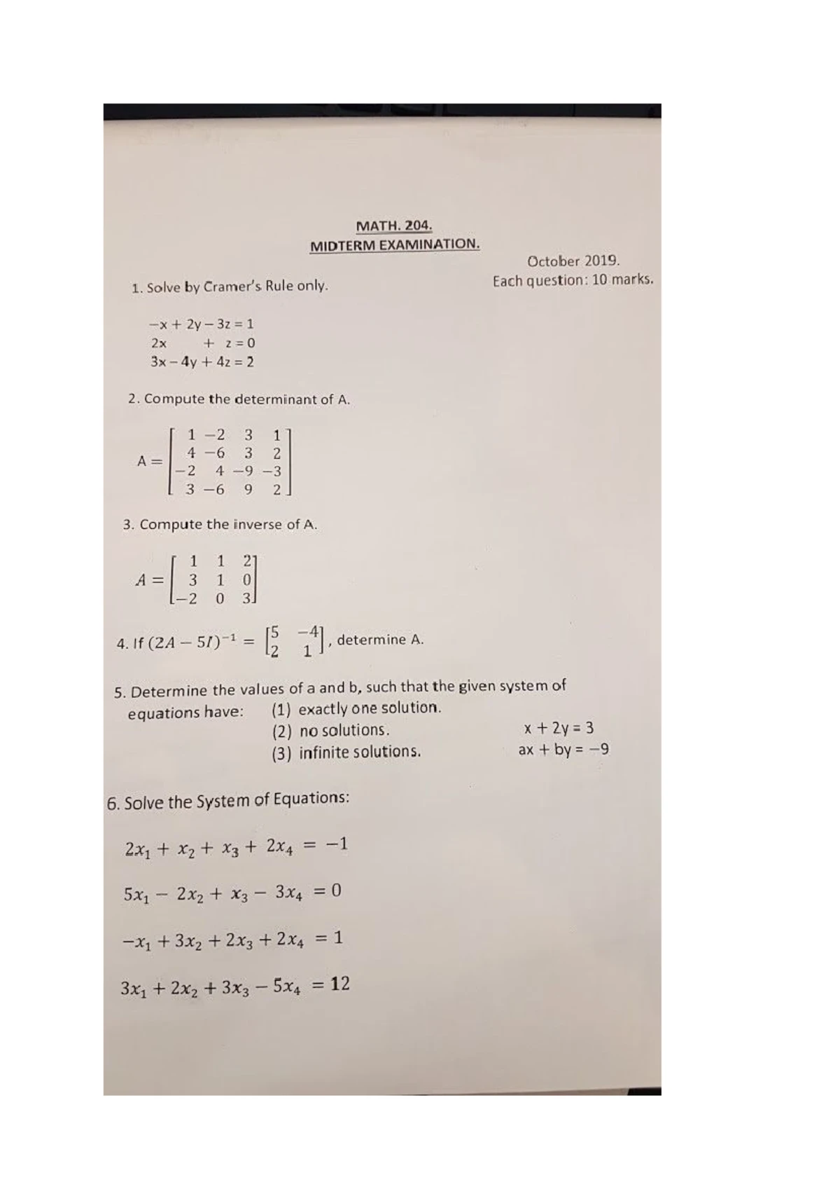 Webwork assignment 11 with solutions - Warning: TT: undefined function ...