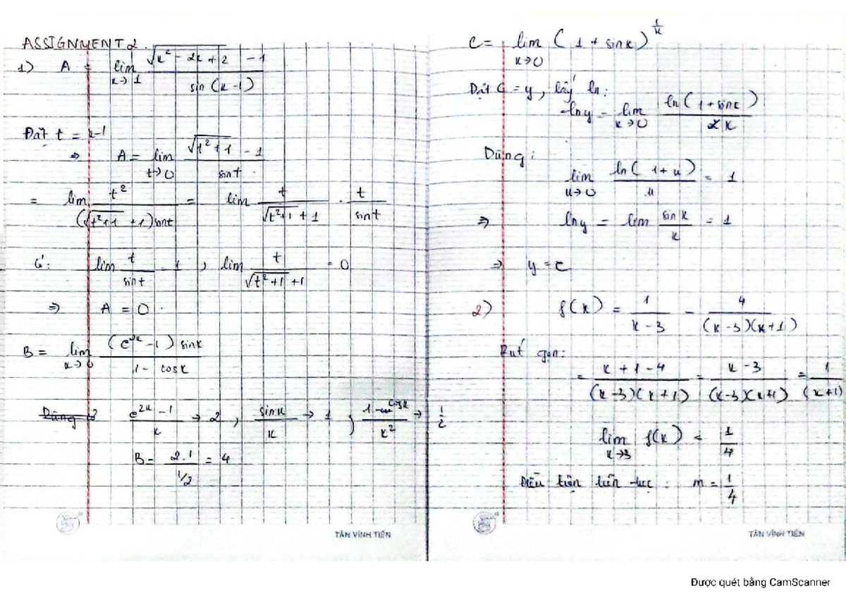 Advanced Calculus Assignments - Course Code: AST 101 - Studocu