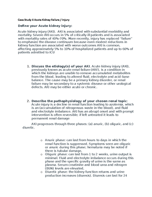 Case study Chapter 5 -Advanced Pathophysiology - NUR 621 Case study: 66 ...