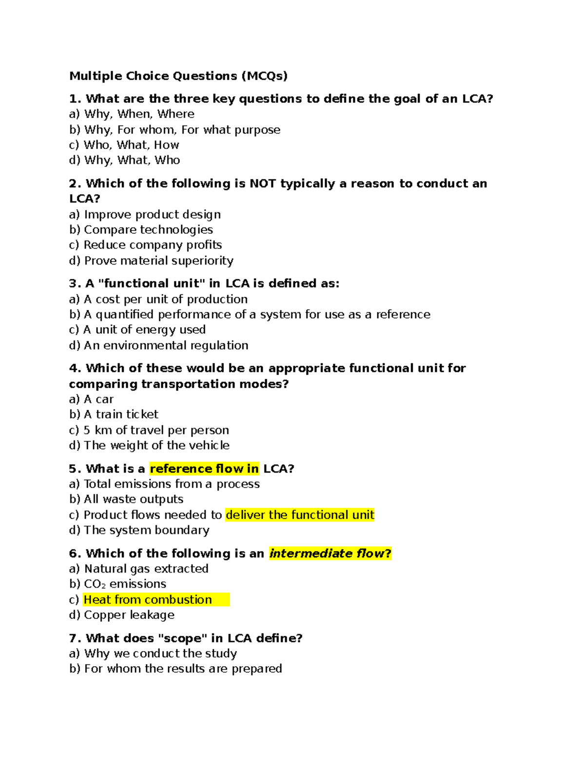 Engr 202 Chapter 10: Key Concepts and MCQs from Final Lecture - Studocu