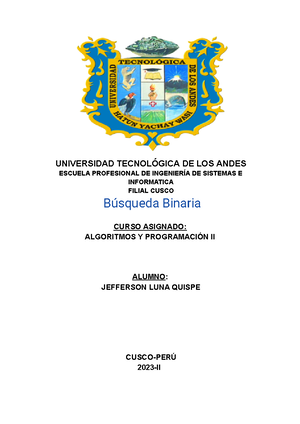 Matriz - Metodos de busqueda en el lenguaje python - Universidad ...