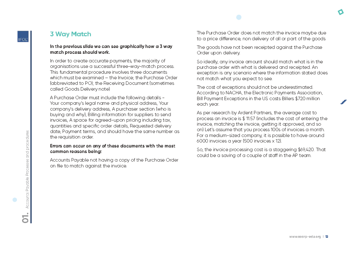 Improving Accounts Payable Invoice Processes: Best Practices ...
