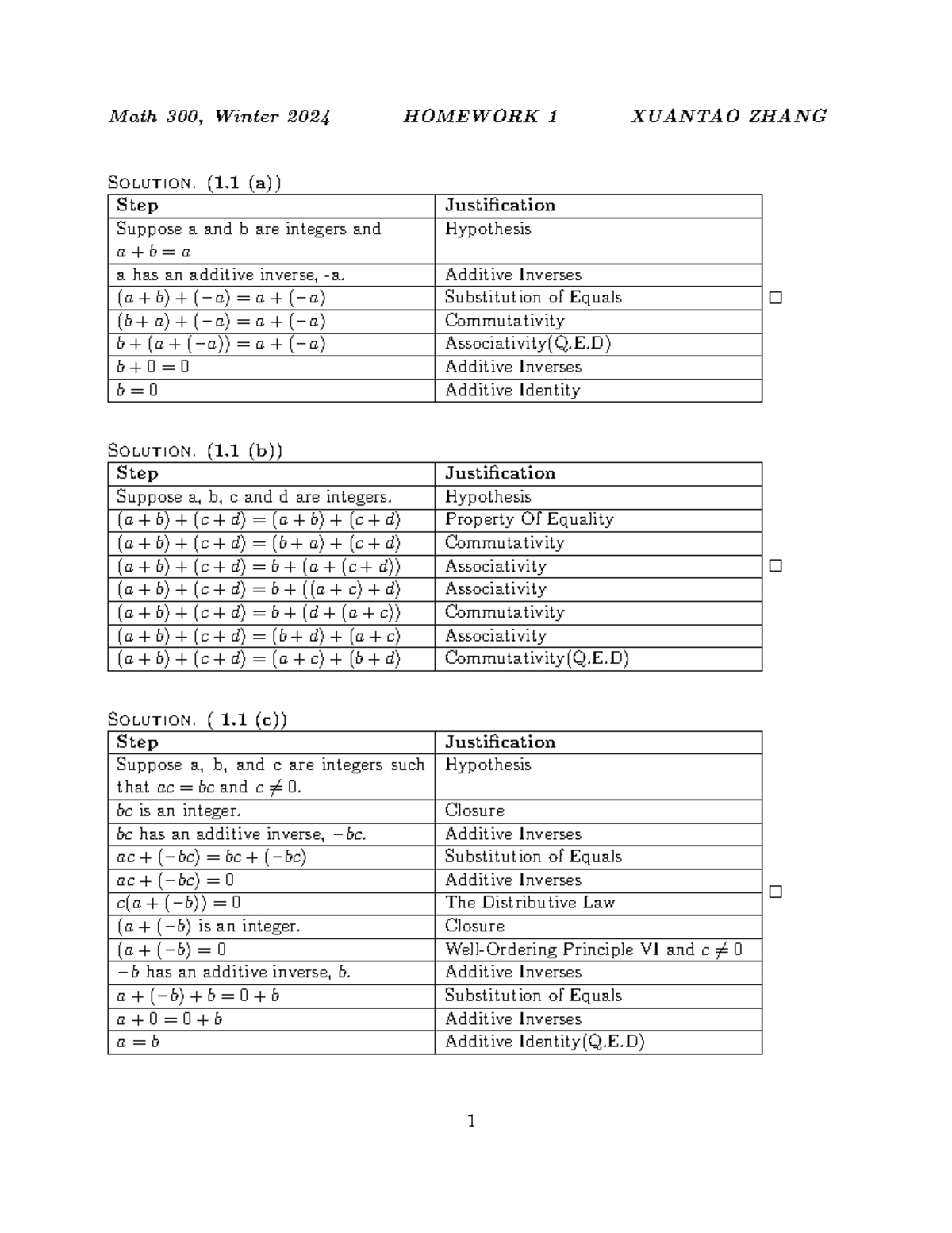 MATH300 hw1 - first homework for math 300 - Math 300, Winter 2024 ...