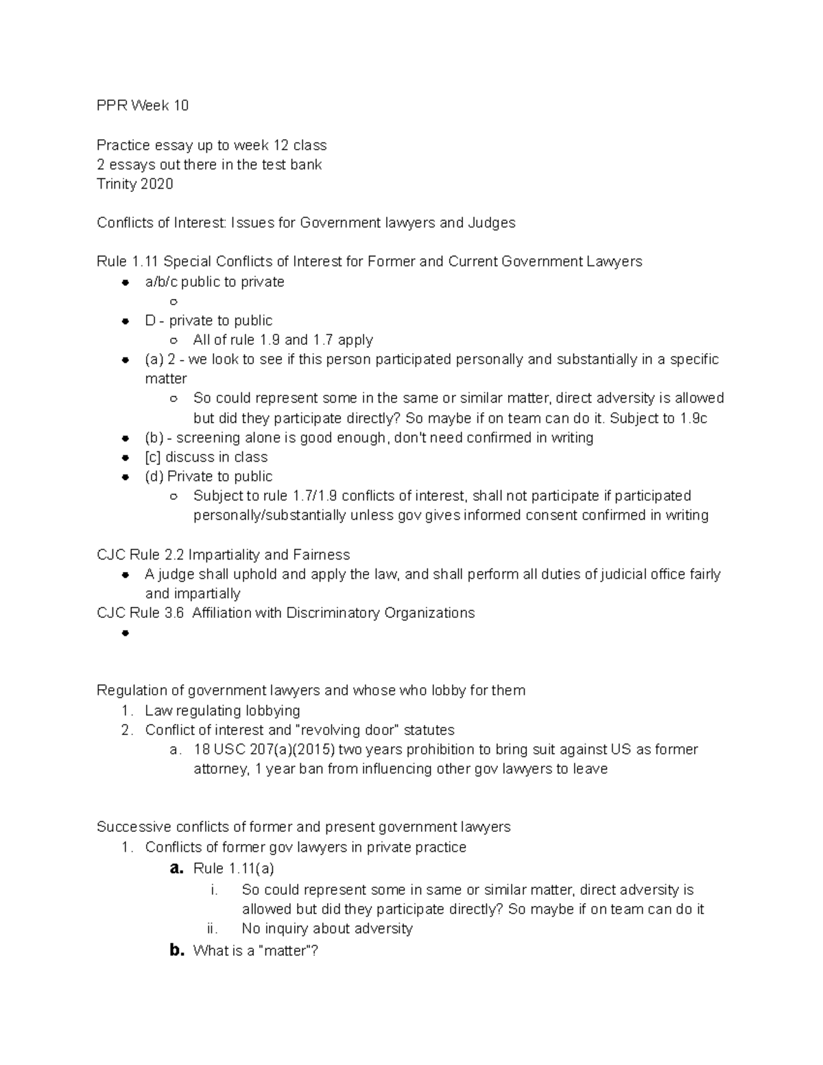 PPR Week 10 - dasC - PPR Week 10 Practice essay up to week 12 class 2 ...