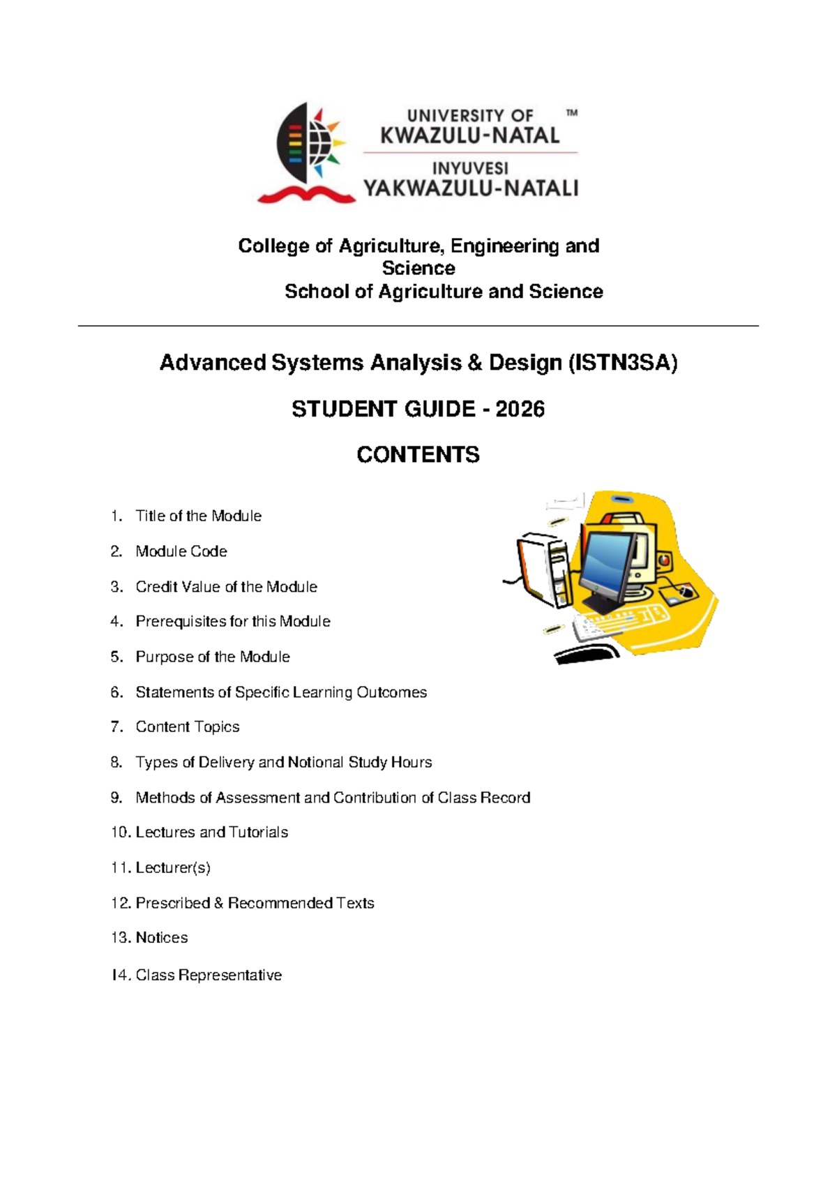 ISTN3SA Advanced Systems Analysis Design Student Guide 2026 - Studocu