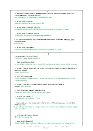 Modulo 1 - Domande e Risposte su Windows 11 e Sicurezza Informatica ...