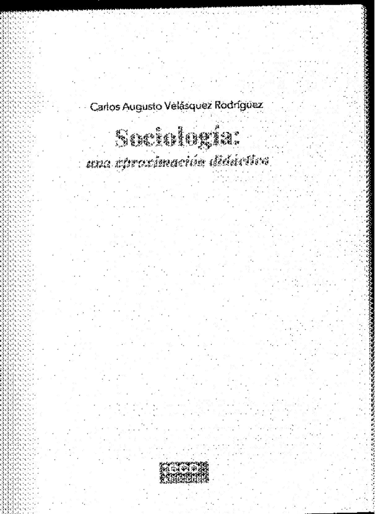Sociología: Una Aproximación Didáctica (SOCI 101) - Parte 1 - Document Preview