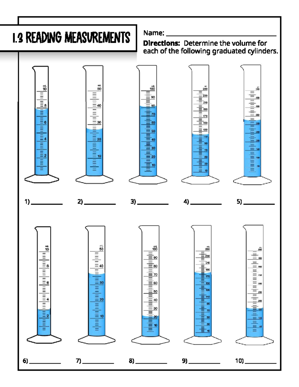 1.3 Measurements and Periodic Trends Practice (Chem 101) - Studocu
