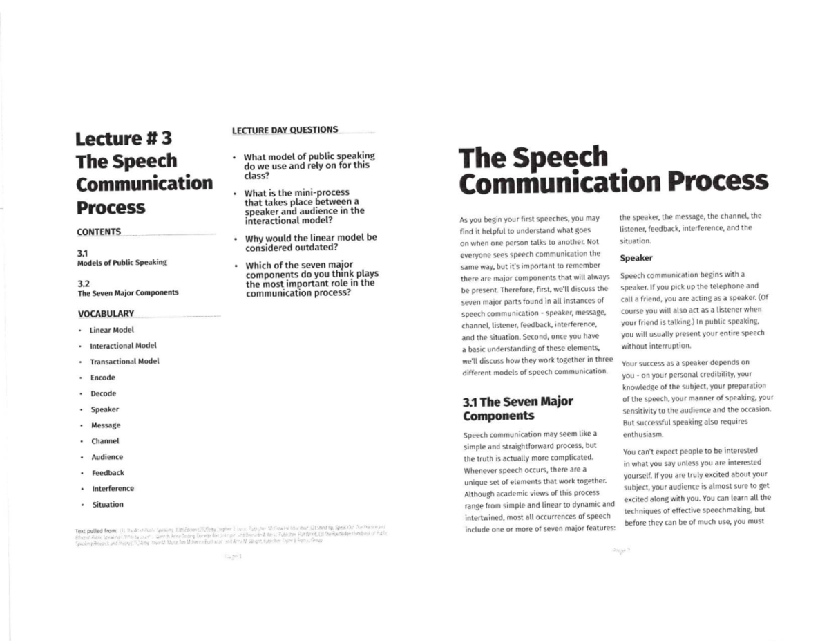 Final Exam Review Notes for Course Code: XYZ123 - Public Speaking ...