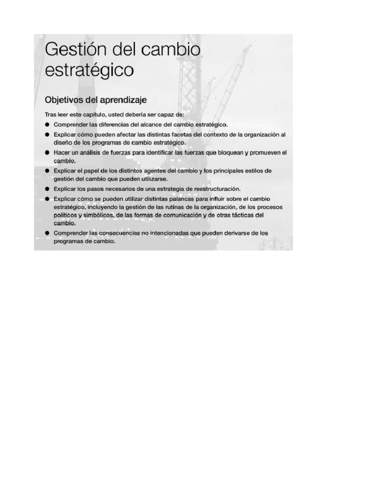 Gestión del Cambio Estratégico: Claves y Desafíos - Curso DE-123 - Studocu
