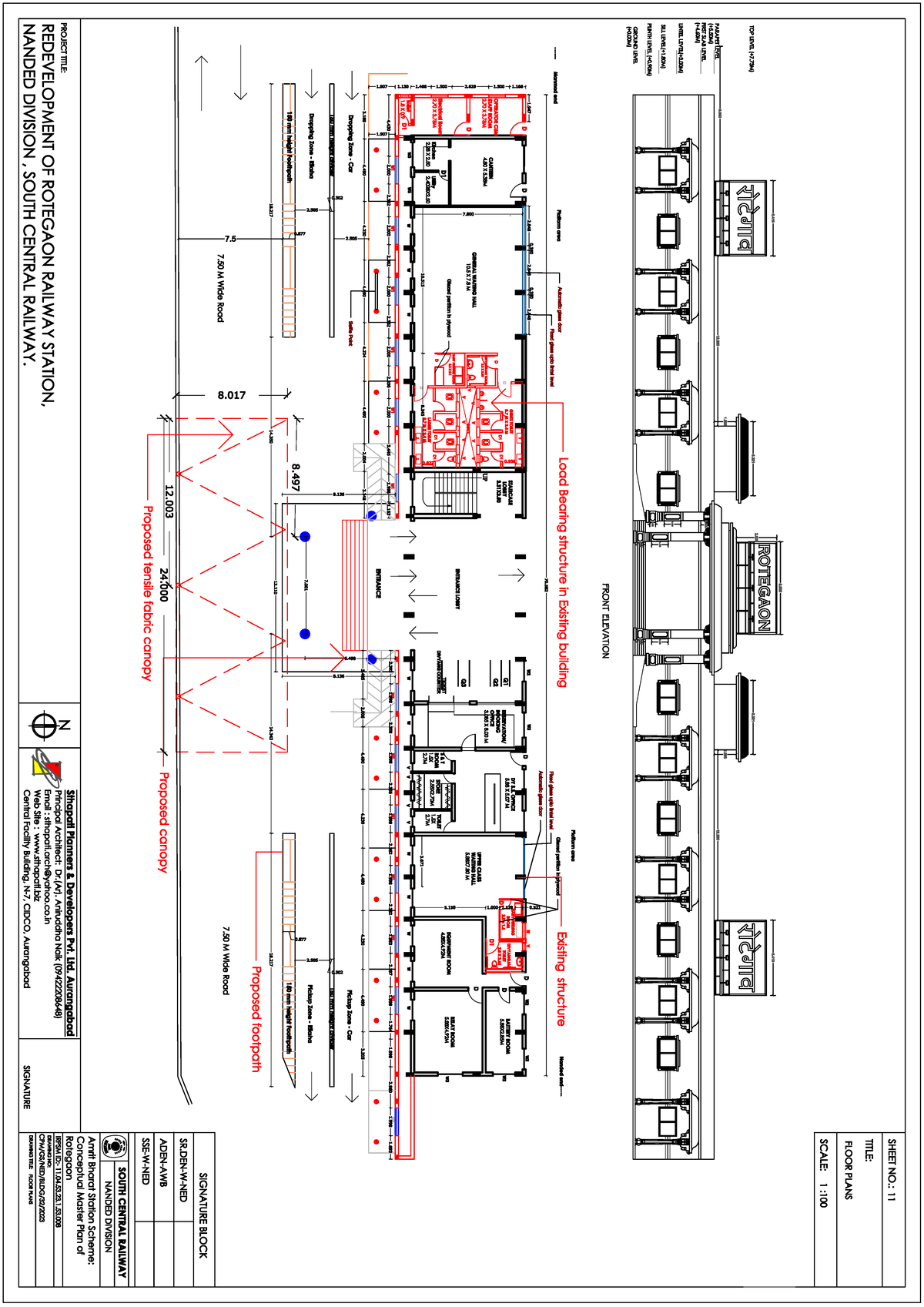 Rotegaon Railway Station Redevelopment - Floor Plans GFC - Studocu