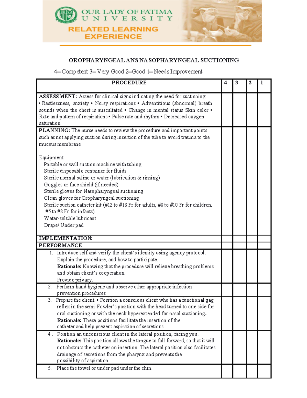 ORO 101: Oropharyngeal & Nasopharyngeal Suctioning Procedure Guide ...