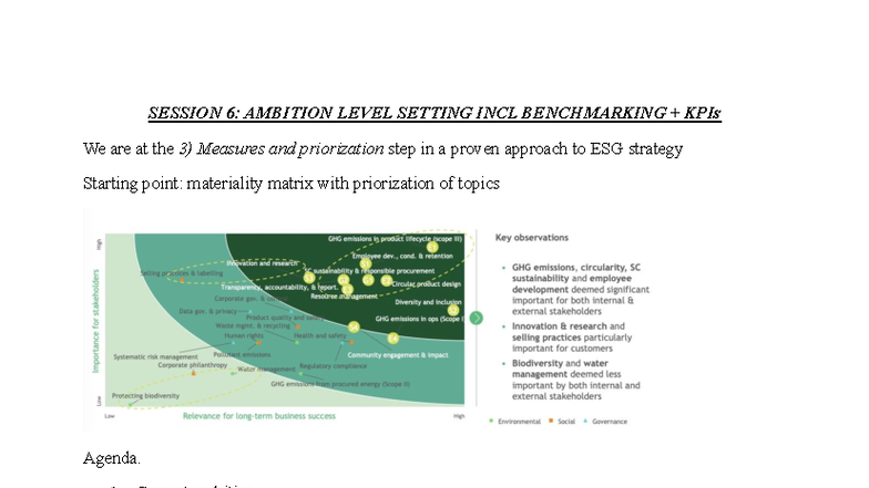 ACC:MAN 660 Session 6 - Ambition Level Setting & KPI Benchmarking - Studocu