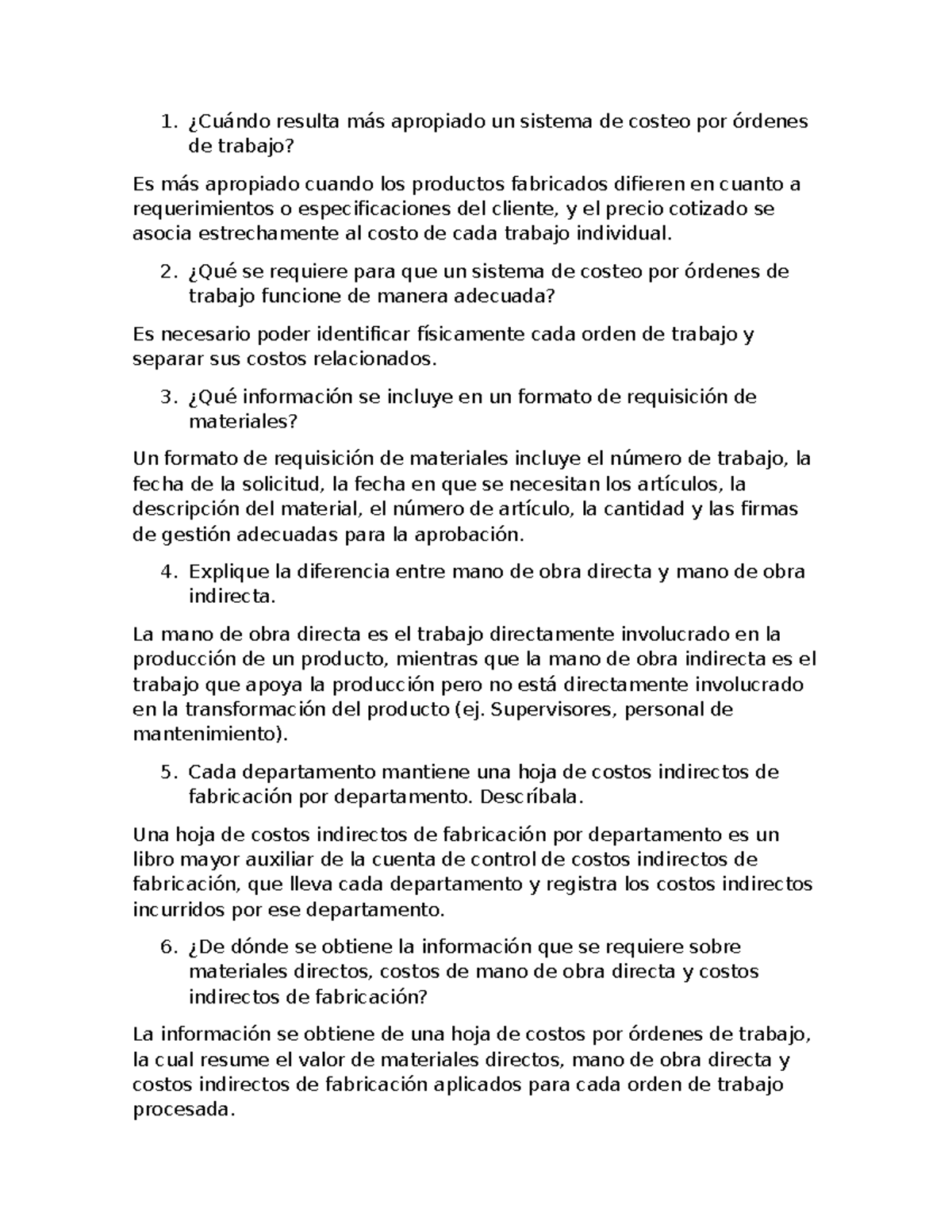Cap 4 - Contabilidad de Costos: Sistemas y Métodos de Costeo - Studocu