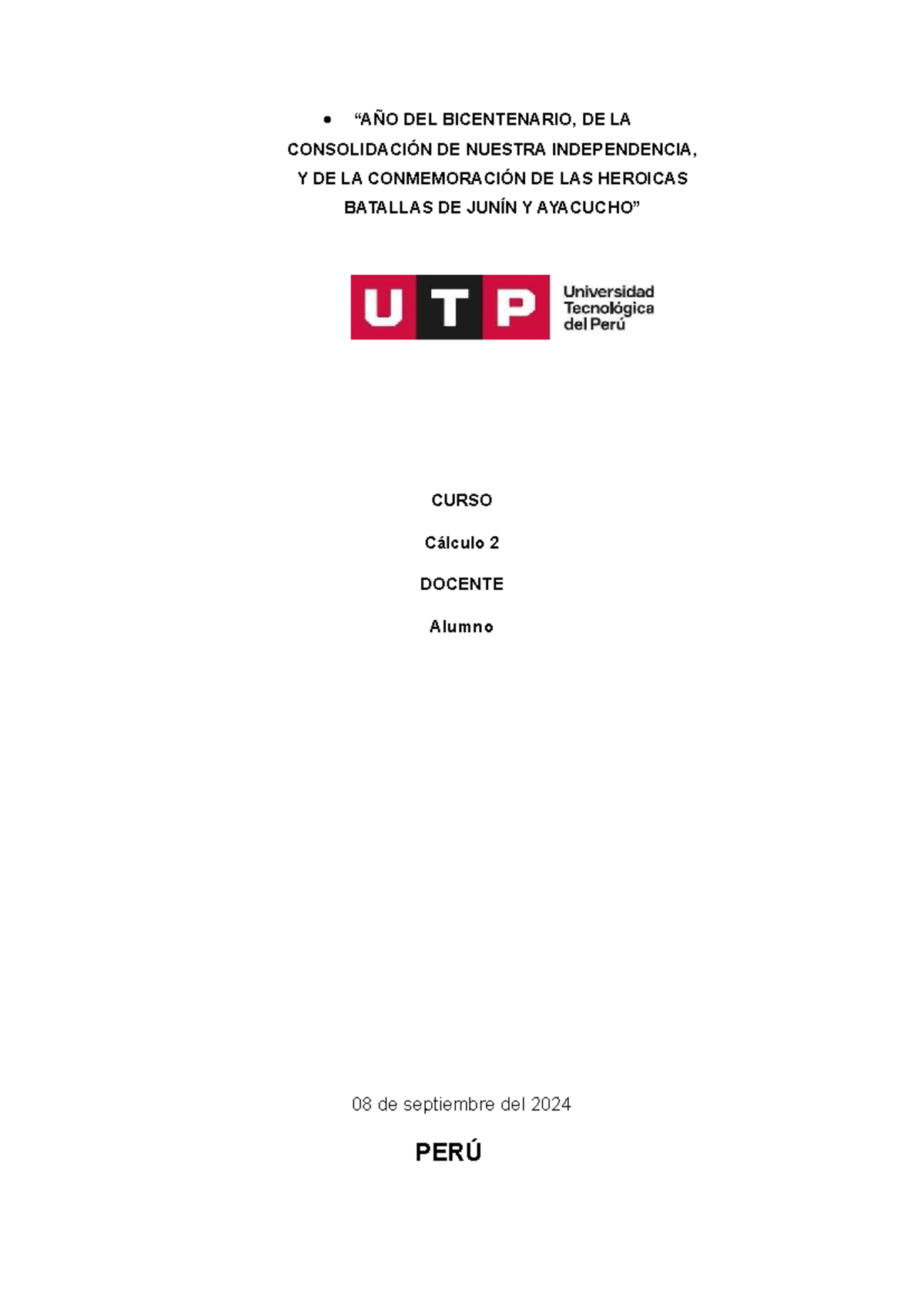 Portafolio Final de Cálculo 2: Desarrollo y Prototipos Matemáticos - Document Preview
