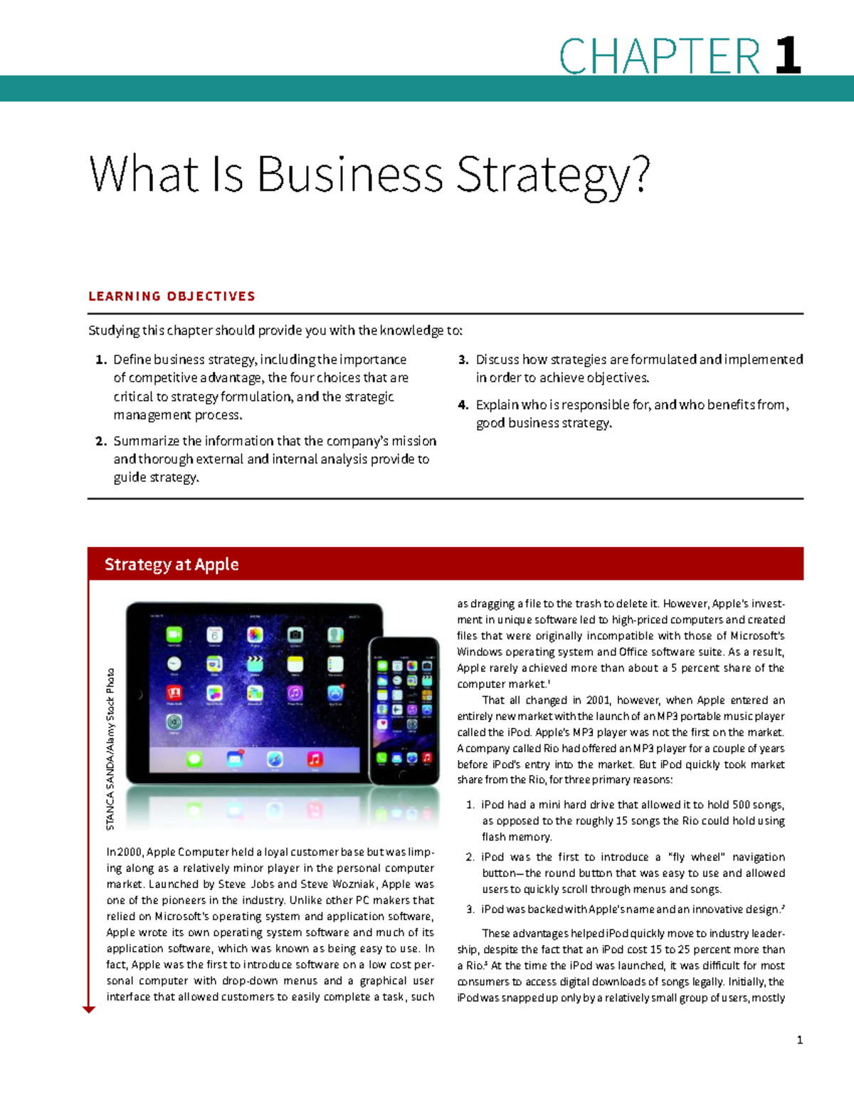CHAPTER 1 Understanding Business Strategy and Competitive Advantage(01)