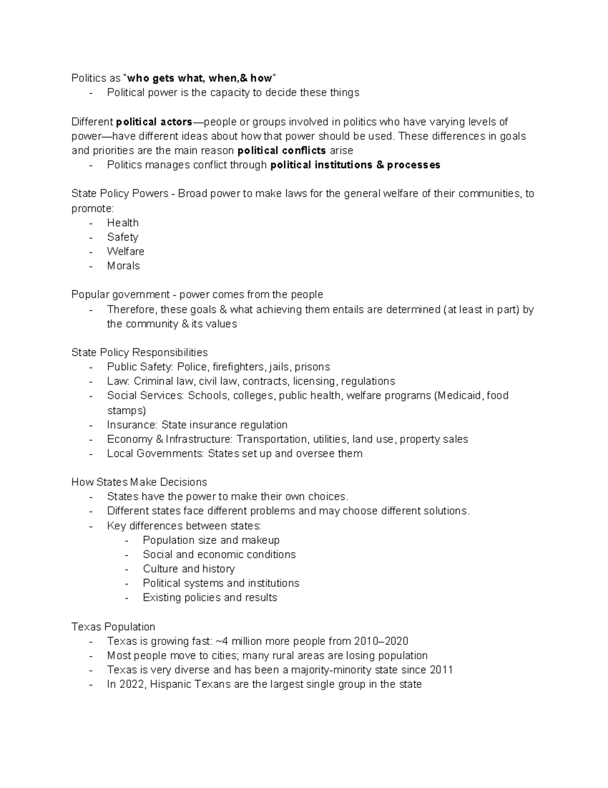 Pols 101: Understanding Political Power and State Responsibilities ...