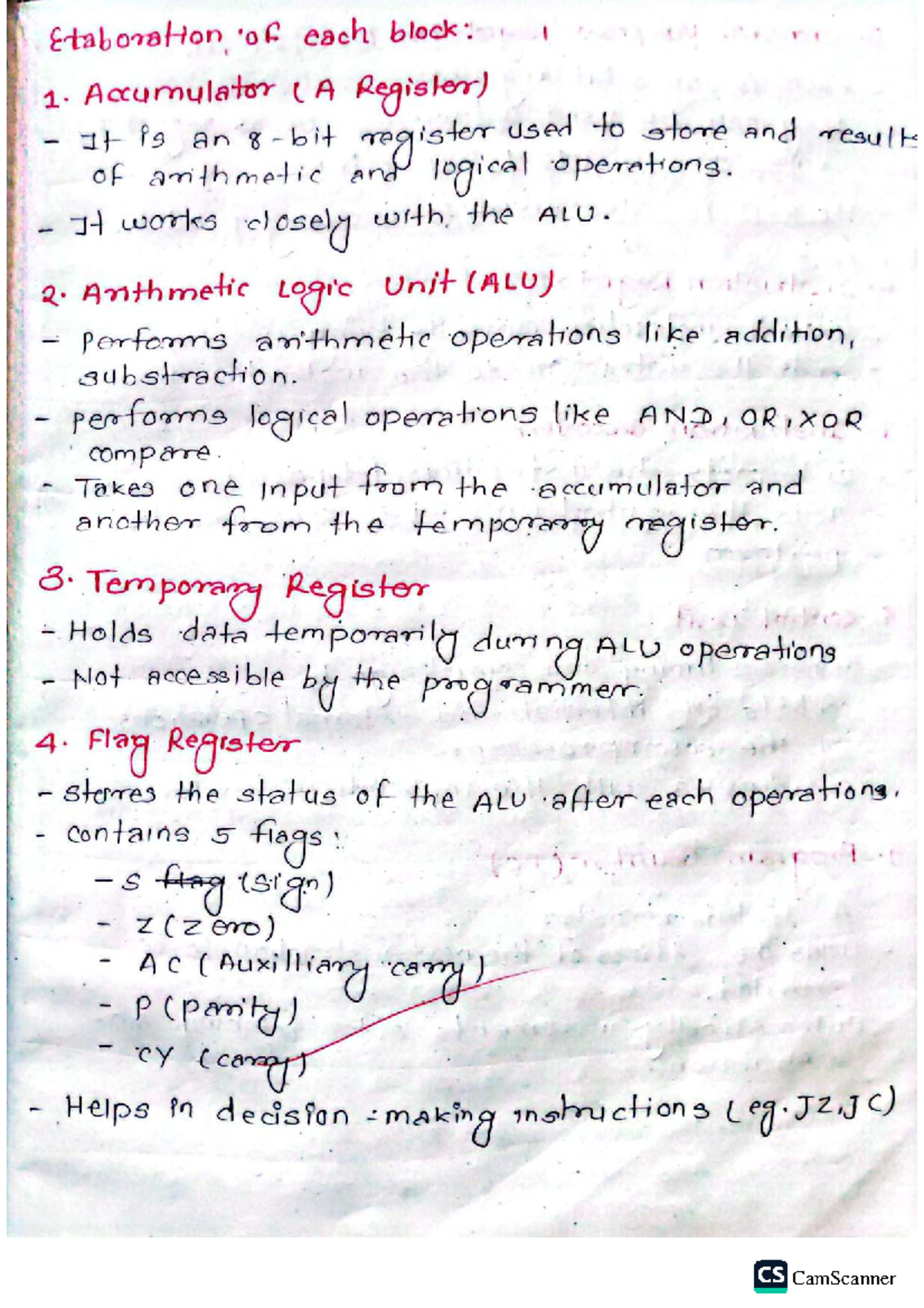 EFLABMAHON: Understanding ALU Operations - Assignment 2 Notes - Studocu