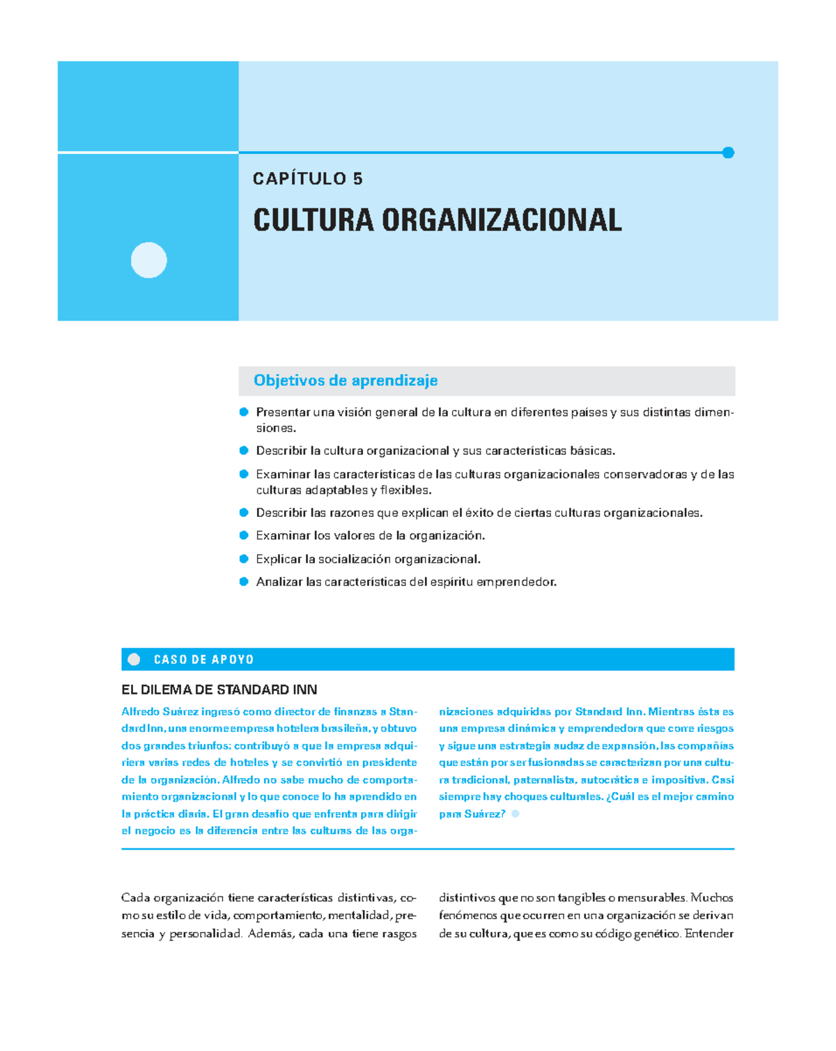 CAPÍTULO 5: Cultura Organizacional y su Impacto en el Éxito Empresarial ...