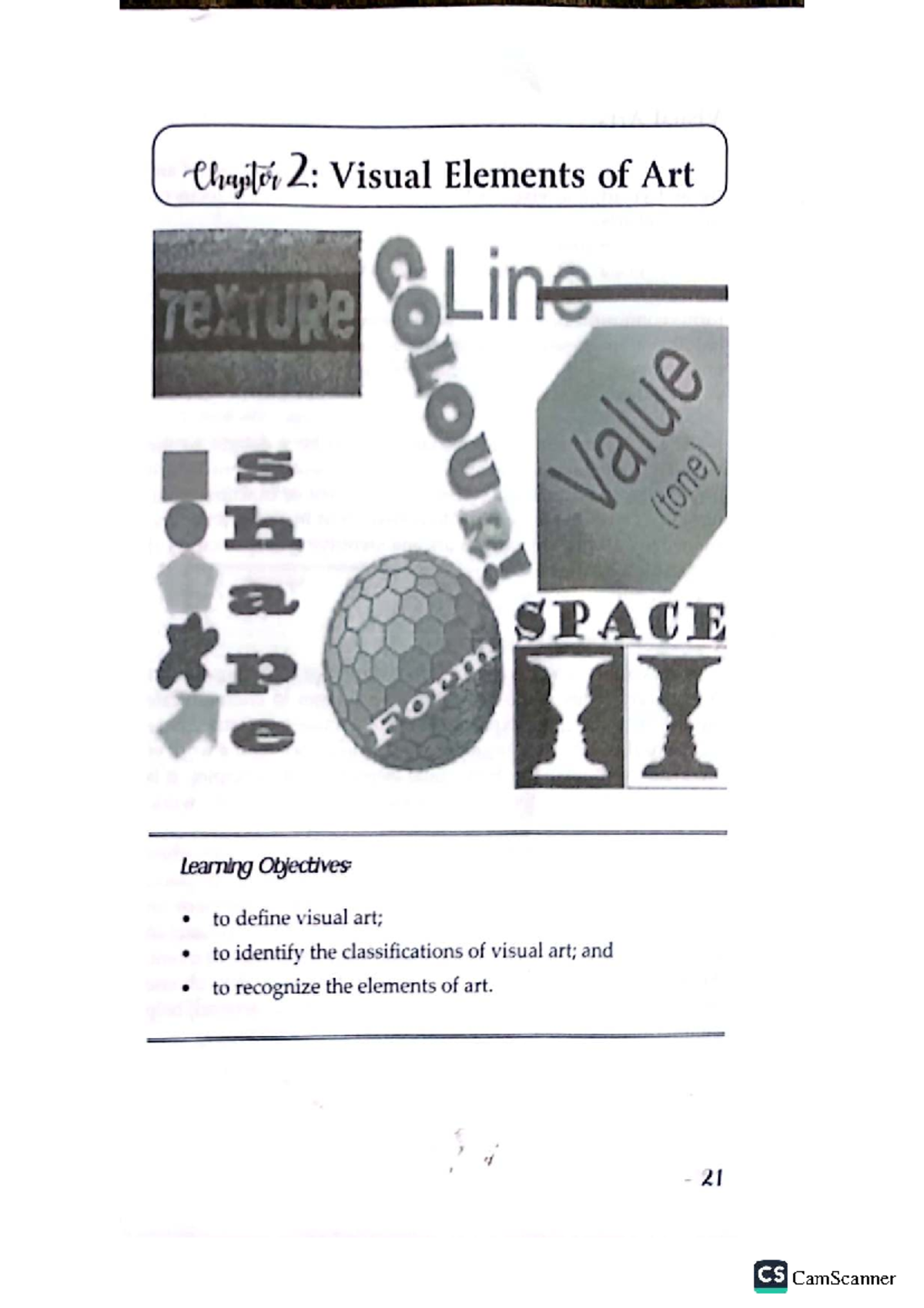 GE 12 RVA Chapter 2 - take notes - Chapter 2: Visual Elements of Art ...